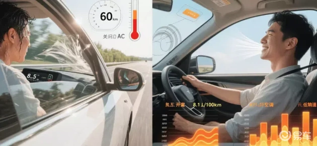 夏天开窗不如用AC，实测省油反增5%且更热